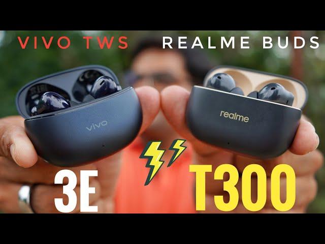 Vivo TWS 3e VS realme Buds T300  Best ANC Earbuds Under 2000 ??