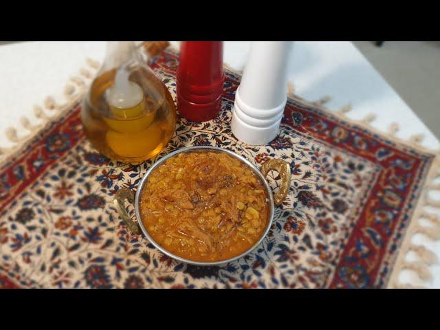 آموزش حلیم عدسی بخوری گرفتارش میشی خیلی خوشمزست و لعاب داره جوادجوادی