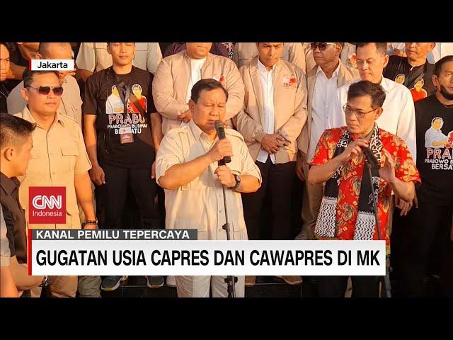 Maju Pilpres Dibatasi 2 kali, Gugatan Usia Capres dan Cawapres di Mahkamah Konstitusi