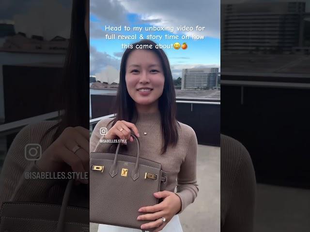 Unboxing a Birkin I didn’t know I needed