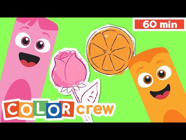 Toddler Learning Video | Color Crew | 1 Hour | @BabyFirst Learn Colors, ABCs, Rhymes & More ​