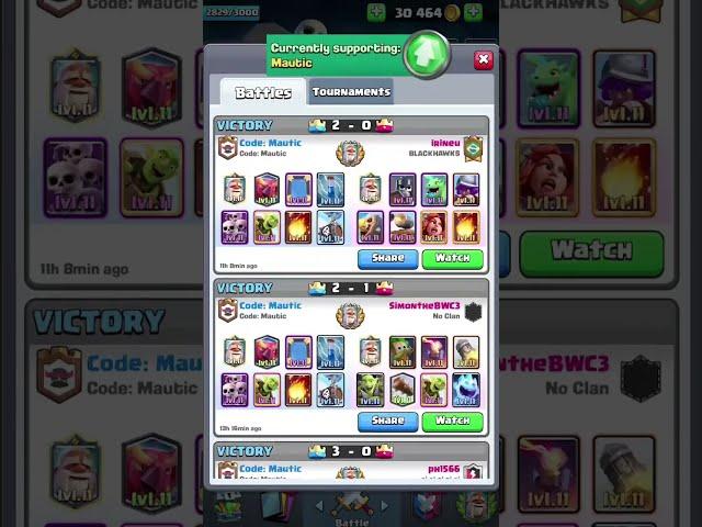 EASY MONK LAUNCH PARTY DECK GET THE EMOTE  FAST! #clashroyale #clashroyaledeck #shorts