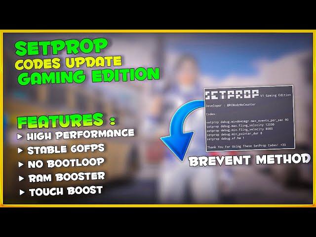  SetProp Commands - Gaming Edition V1 | Fix Lag & FPS Drops | Improve Fling Velocity | NO ROOT