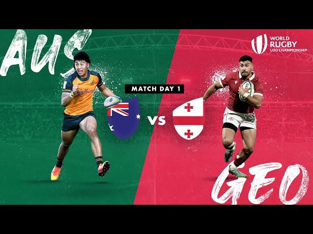 LIVE Rugby | Australia vs Georgia | 2024 World Rugby Under 20 Championship