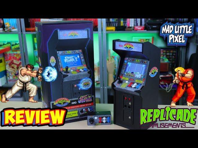 Street Fighter II Replicade! Mini Arcade With Extra Fight Stick Review!