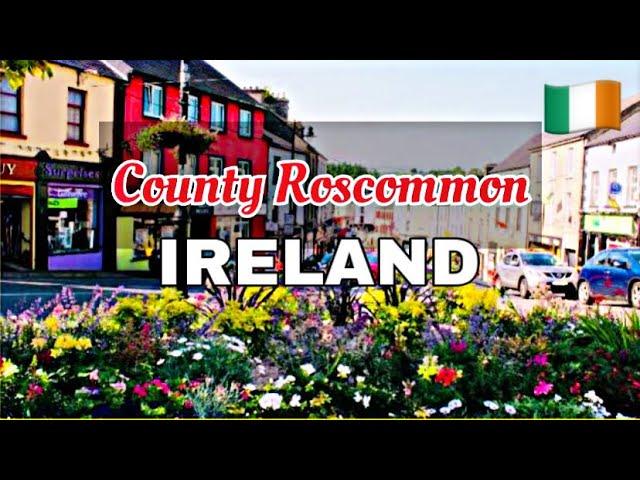 Roscommon County Ireland 4k Revolution  |Town Tour longford to Roscommon 29 Km Drive #ireland