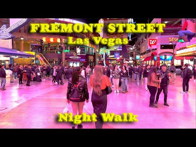 LAS VEGAS 2024 Saturday Night on Fremont Street