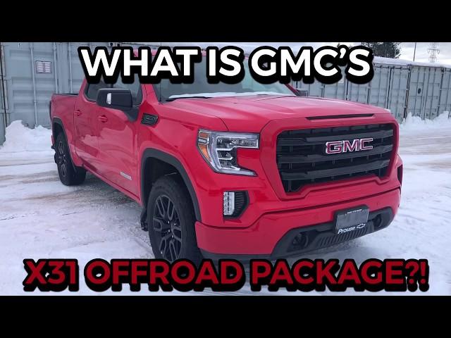 What is the GMC Sierra X31 OFF-ROAD PACKAGE?!