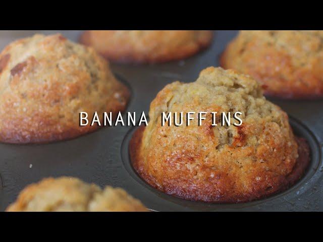 BEST Banana Muffins Recipe