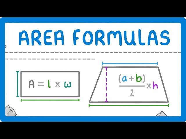 GCSE Maths - How to Find the Area of Rectangles, Parallelograms, Triangles and Trapeziums