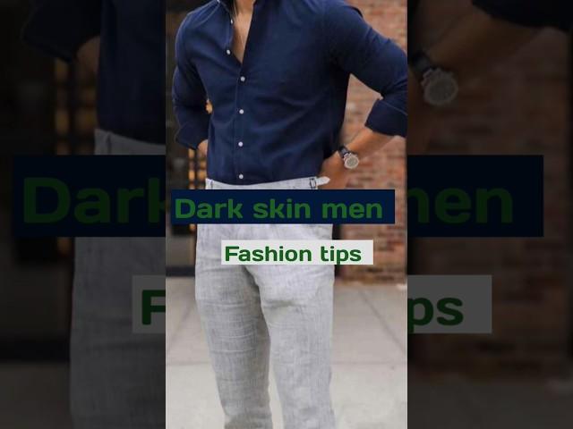 fashion tips for dark skin men | #shorts #ytshorts #hindi #mensfashion #stylebro