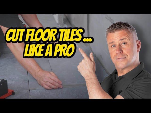 CUT FLOOR TILES LIKE A PRO! | 60 Second DIY Tips | Tiling Trade Tips