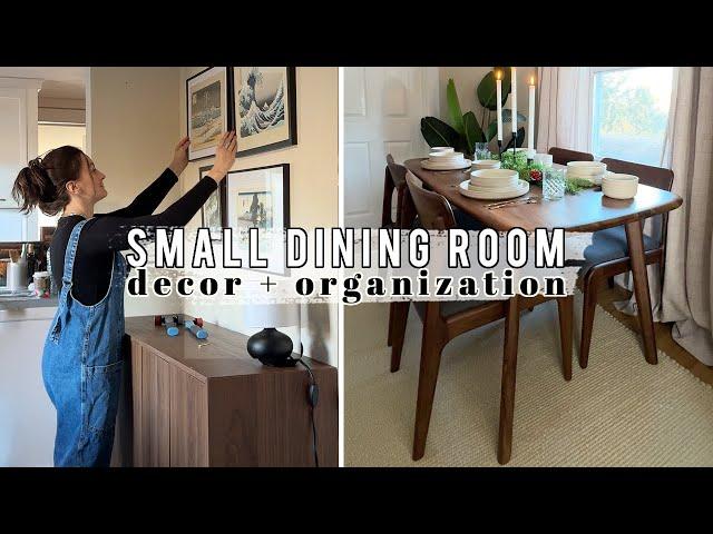 SMALLEST Dining Room Gets Modern Makeover!