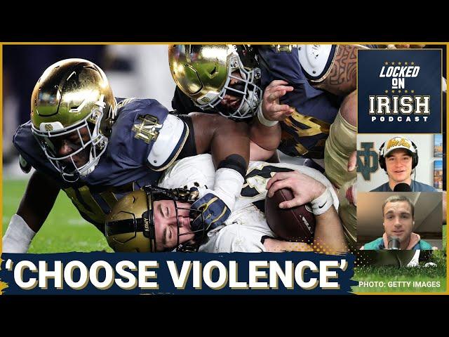 Notre Dame’s win over Army was VIOLENT & DOMINANT! Was it enough to move up 2 spots in the CFP?!