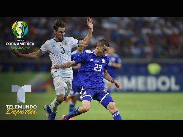 Miguel Almirón reconoce mejoría en Paraguay ante Argentina | Copa América | Telemundo Deportes