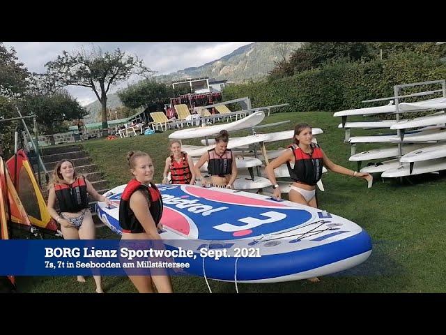 Sportwoche BORG Lienz Millstatt 2021