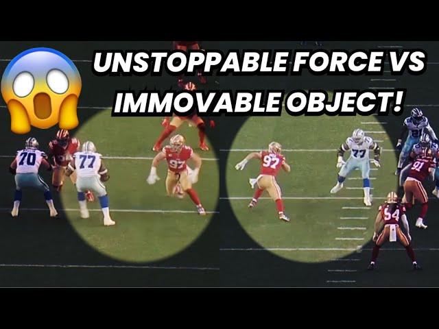 When Nick Bosa MET Tyron Smith ‘PHYSICAL’ Matchup! (OL vs DL) 49ers Vs Cowboys 2023 highlights
