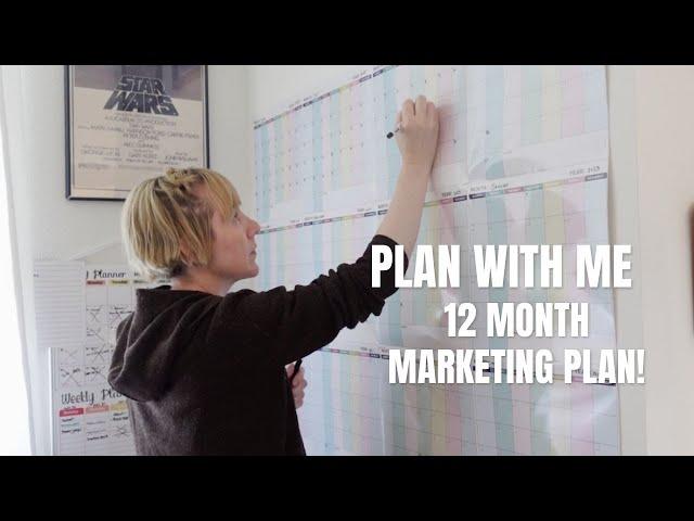 Plan With Me (12 Month Book/Brand Marketing Plan)