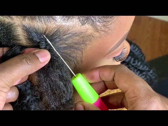 #493. QUICK & SIMPLE RUBBER BAND METHOD;   LEEVEN HAIR PASSION TWIST HAIR