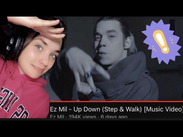 Ez Mil - Up Down (Step & Walk) [Music Video]|REACTION