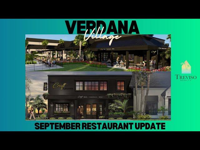 VERDANA VILLAGE RESTAURANT UPDATE! (SEPTEMBER 24)