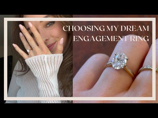 CHOOSING MY DREAM LAB GROWN DIAMOND ENGAGEMENT RING  The Wedding Diaries | Ciara O Doherty Vlogs