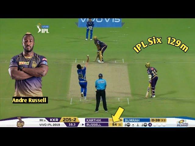 Top 10 Sixes of Andre Russell .....Russell IPL Sixes