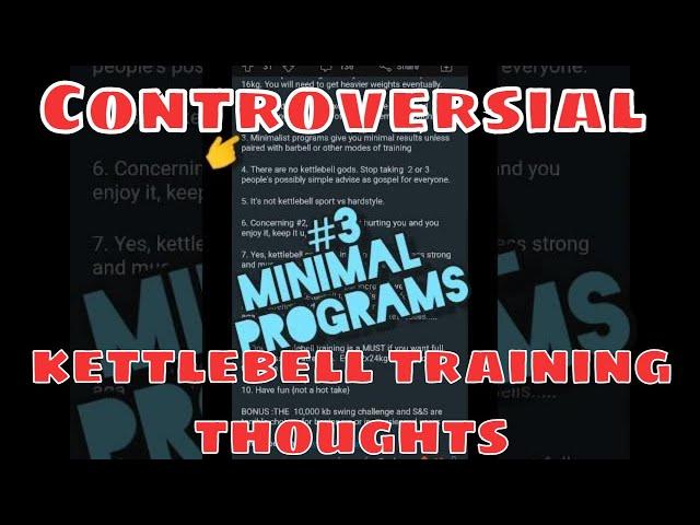 10 Thoughts on Kettlebell Training For Beginners : Agree or Disagree ?