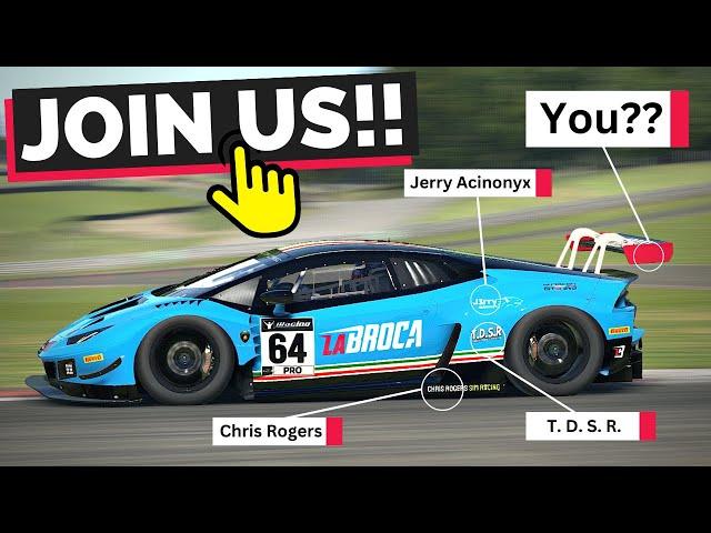 Be a part of La Broca Sim Racing!!