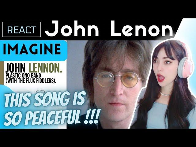 FIRST TIME Reacting to JOHN LENON - IMAGINE