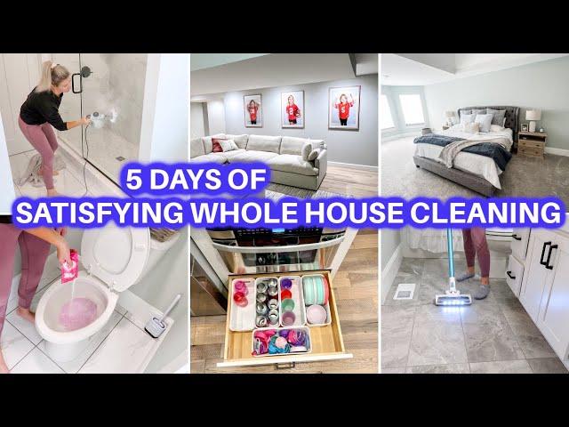 5 DAY EXTREME WHOLE HOUSE CLEAN WITH ME 2023 | WHOLE HOUSE SPEED CLEANING MOTIVATION |HOUSE CLEANING