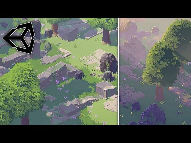 A Unique way of doing Pixel Art in Unity | 3D Pixel Art Unity