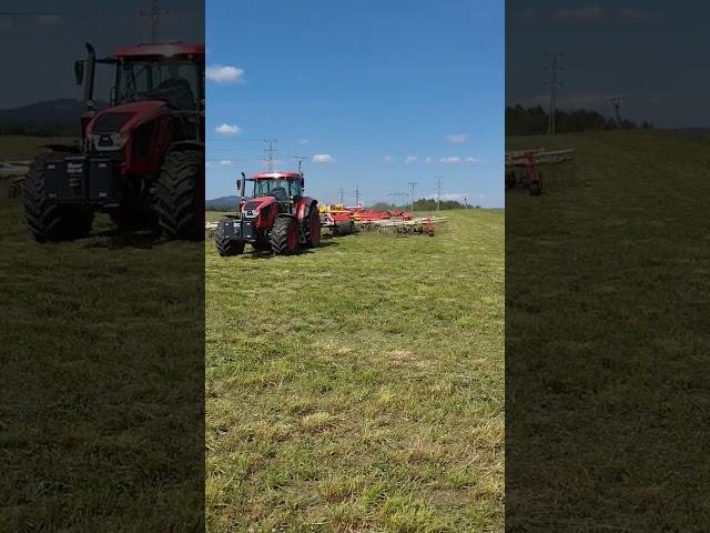 Zetor with Pöttinger ️#agro #work #field #zetor#pöttinger