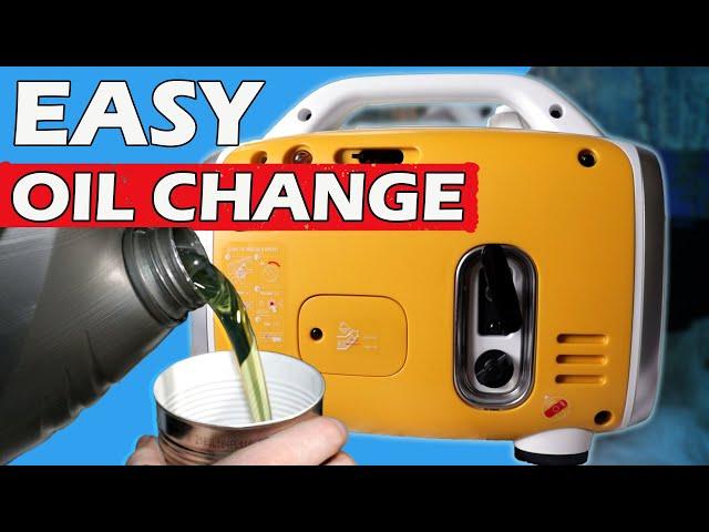 How to Change Oil in Inverter Power Generator Step-by-Step