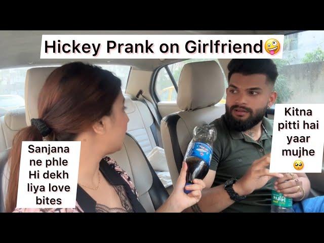 Deep did Hickey Prank on his Girlfriend (sanjana) || Prank gone wrong  || Kolkata #dsanj