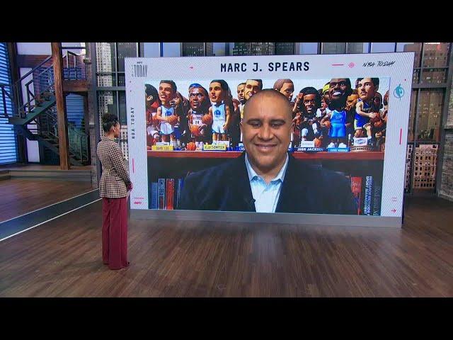 Congratulating my friend, Marc J. Spears on his Curt Gowdy Media Award | NBA Today