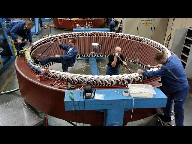 Excellence Technical Skill In High Voltage Electric Motor Rewinding | Super Large Motor And Stator