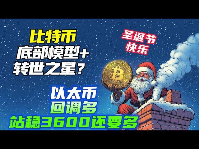 比特幣底部模型+轉世之星？| 以太幣強支撐區反彈關注3600能否收回站穩 |