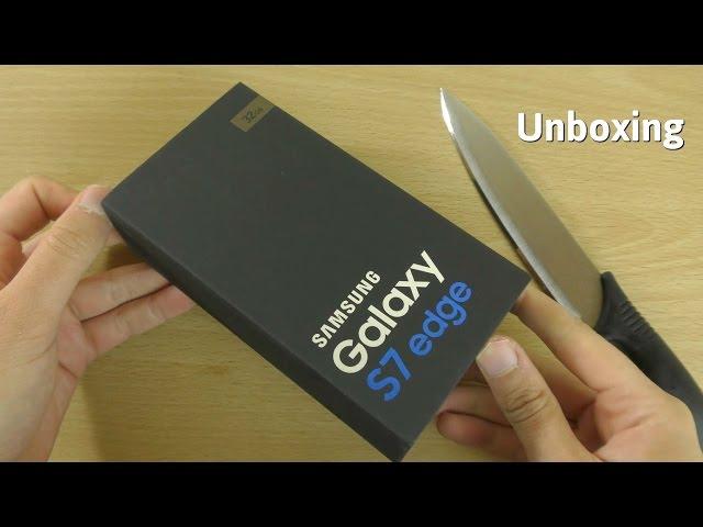 Samsung Galaxy S7 Edge Gold - Unboxing! (4K)