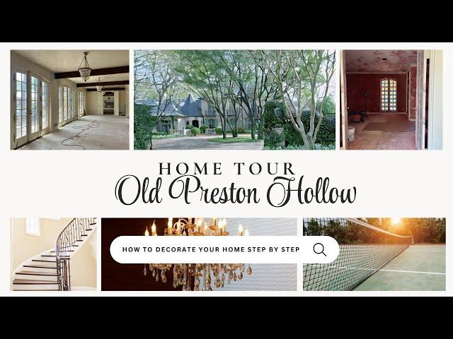 Luxury Home Tour in Old Preston Hollow Dallas – Inside a Stunning Estate | CoatsHomes.com