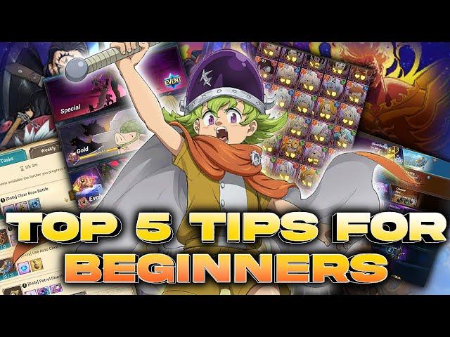 5 Pro Tips for New Players in 7DS Grand Cross