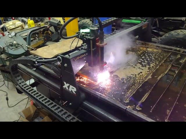 Plasma cut 1" thick steel with Crossfire XR Hypertherm Powermax 65Sync