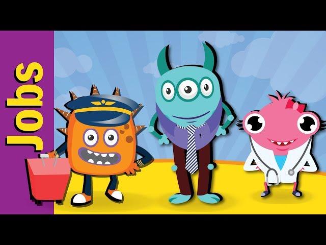 Jobs Song for Kids | What Do You Do? | Occupations | Kindergarten, Preschool, ESL | Fun Kids English