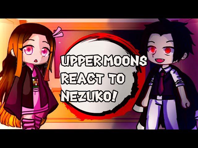 Uppermoons react to NEZUKO || KNY || gacha club