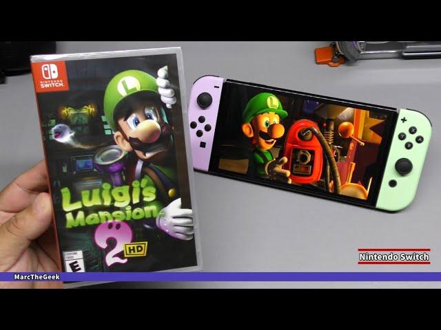 Luigi's Mansion 2 HD Unboxing & Gameplay