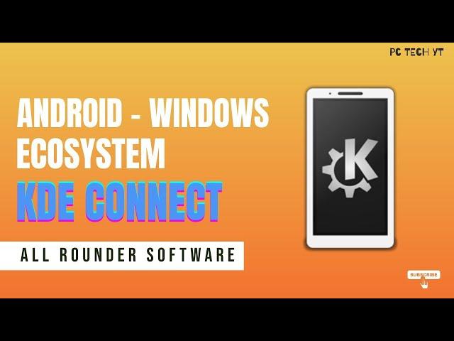 KDE Connect software | All rounder software to connect laptop to Android phone |