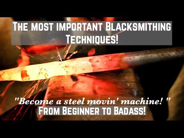 The Most Important Blacksmithing Techniques? How to Forge Tapers! The ESSENTIAL guide