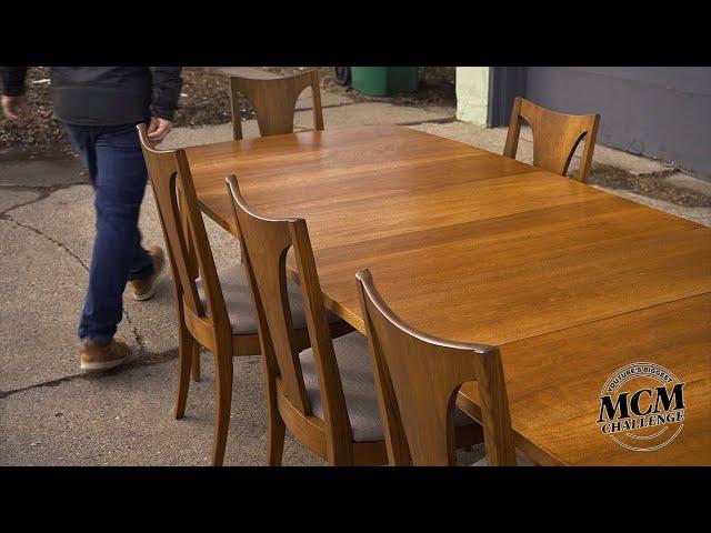 Restoring A Mid Century Broyhill Brasilia Dining Table And Chairs | Youtube's Biggest MCM Challenge