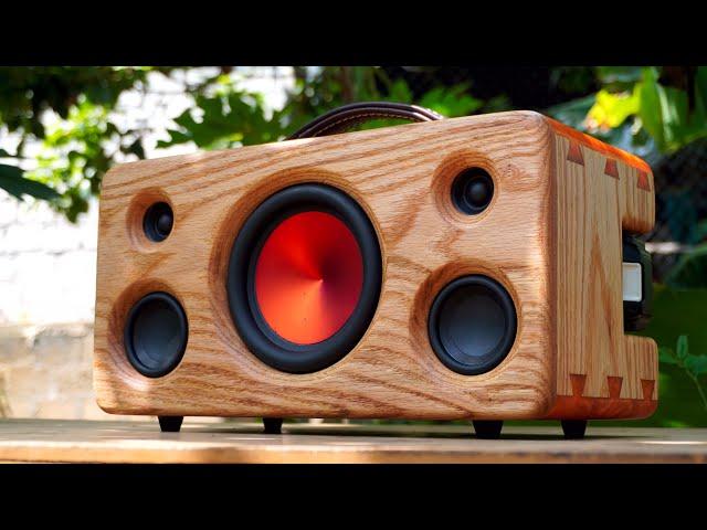 Epoxy Dovetail Joint Bluetooth Speaker DIY