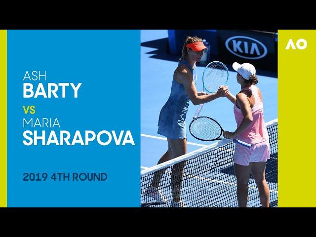 Ash Barty vs Maria Sharapova in a three-set thriller! | Australian Open 2019 Round 4